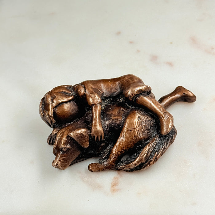 So Much Love 1 (girl and her dog)