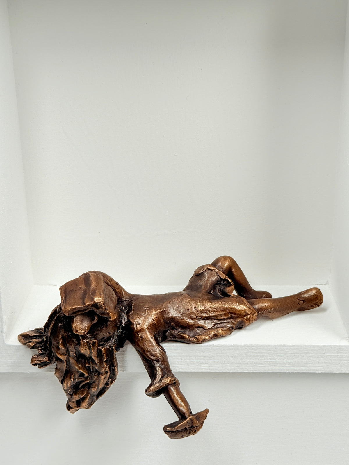 Girl With Book and Paper Airplane