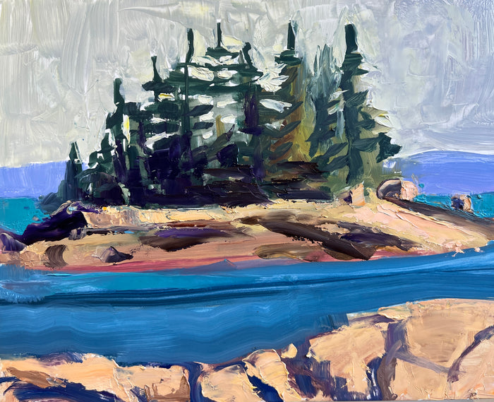 Island With Sand Beach