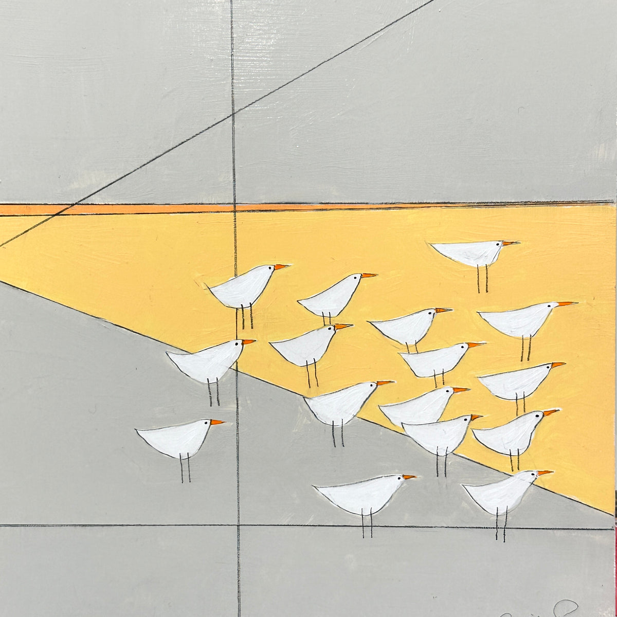 Shore Birds on Sunset Beach