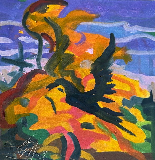 Orange Trees and Osprey