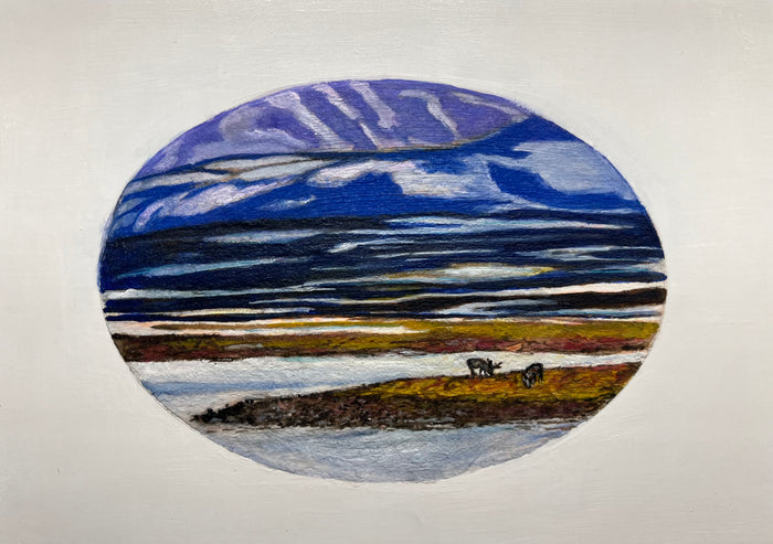 Reindeer and Mountains