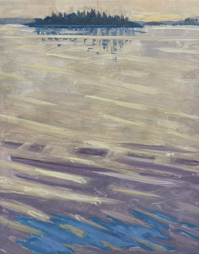 Compass Island Reflects on a Calm Morning