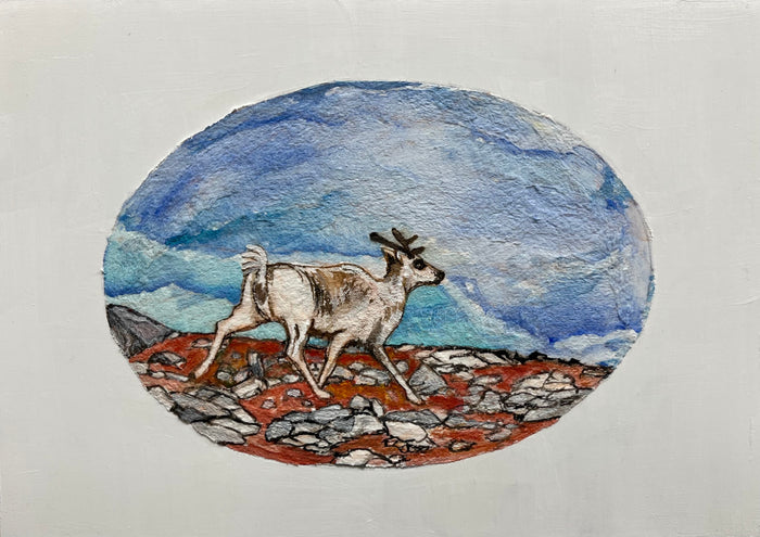 Reindeer and Glacier