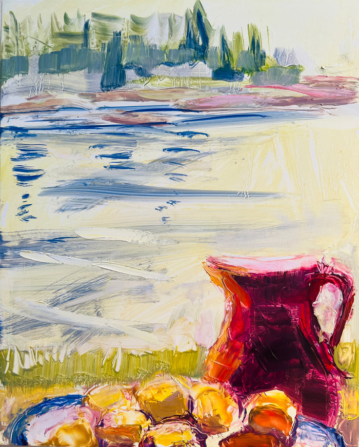 Red Pitcher, Morning Fog