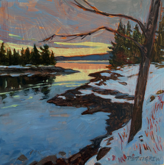 Winter Sunset From The Nub