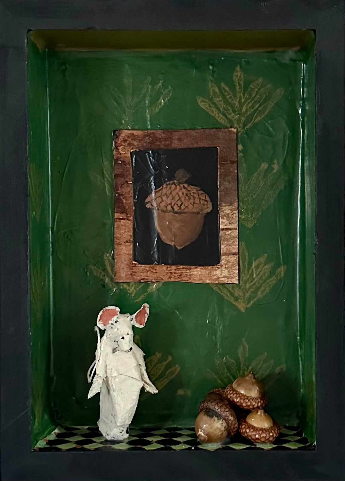 Green Room with Painting of Acorn