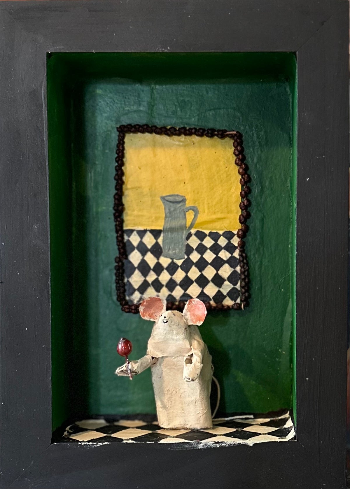 Green Room with Painting of Grey Jug
